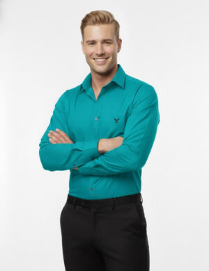 Cotton Broken Twill - Cool Teal