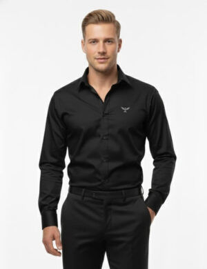 Cotton Broken Twill - Dark Charcoal