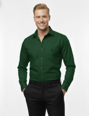 Cotton Broken Twill - Deep Forest Green