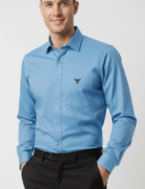 Twill Cotton - Muted Sky Blue