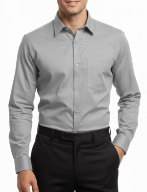 Cotton Lycra - Neutral Mid Grey