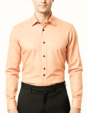 Cotton Satin Textured - Soft Peach Beige